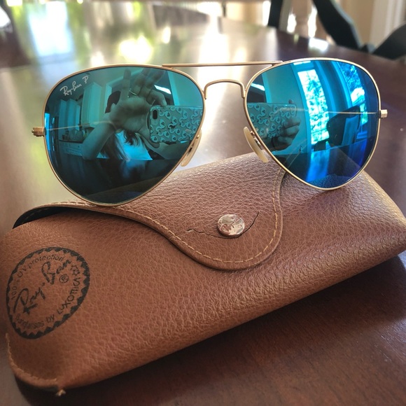 Ray-Ban Accessories - Ray-Ban Aviator Flash Lenses - Blue Ray-Ban Accessories - Ray-Ban Aviator Flash Lenses - Blue